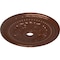 Ekena Millwork Palmetto Ceiling Medallion (Canopies up to 7 5/8"), 31 1/2"OD x 3 5/8"ID x 1 3/4"P, Copper Penny CM31PMCPS - alternate 4